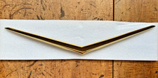 57 Chevy Bel Air Gold Trunk Vee Emblem New 1957 Chevrolet