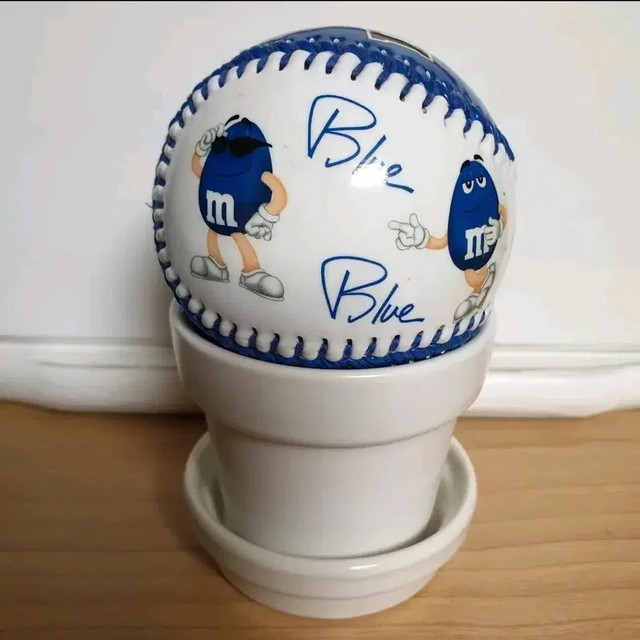 M&M Baseball and White Flower Pot Set from Overseas