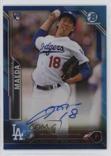 2016 Bowman Chrome Rookie Auto Blue Refractor /150 Kenta Maeda #BCAR-KM Auto RC