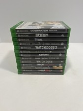 Lot of 13 Microsoft XBox One Games in Cases Watch Dogs Far Cry Rocket League