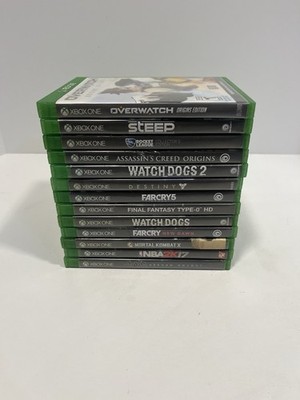 Lot of 13 Microsoft XBox One Games in Cases Watch Dogs Far Cry Rocket League
