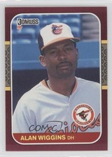 1987 Donruss Opening Day Box Set Alan Wiggins #138 0b5