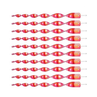 10Pcs Garden Bird Repellent Pest Control Reflective Rod Wind Spiral Hanging Deco