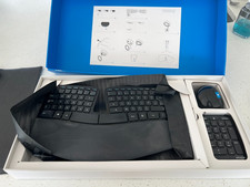 Teclado Ergonómico Esculpido MICROSOFT con Teclado Ratón Usado en Caja Completa