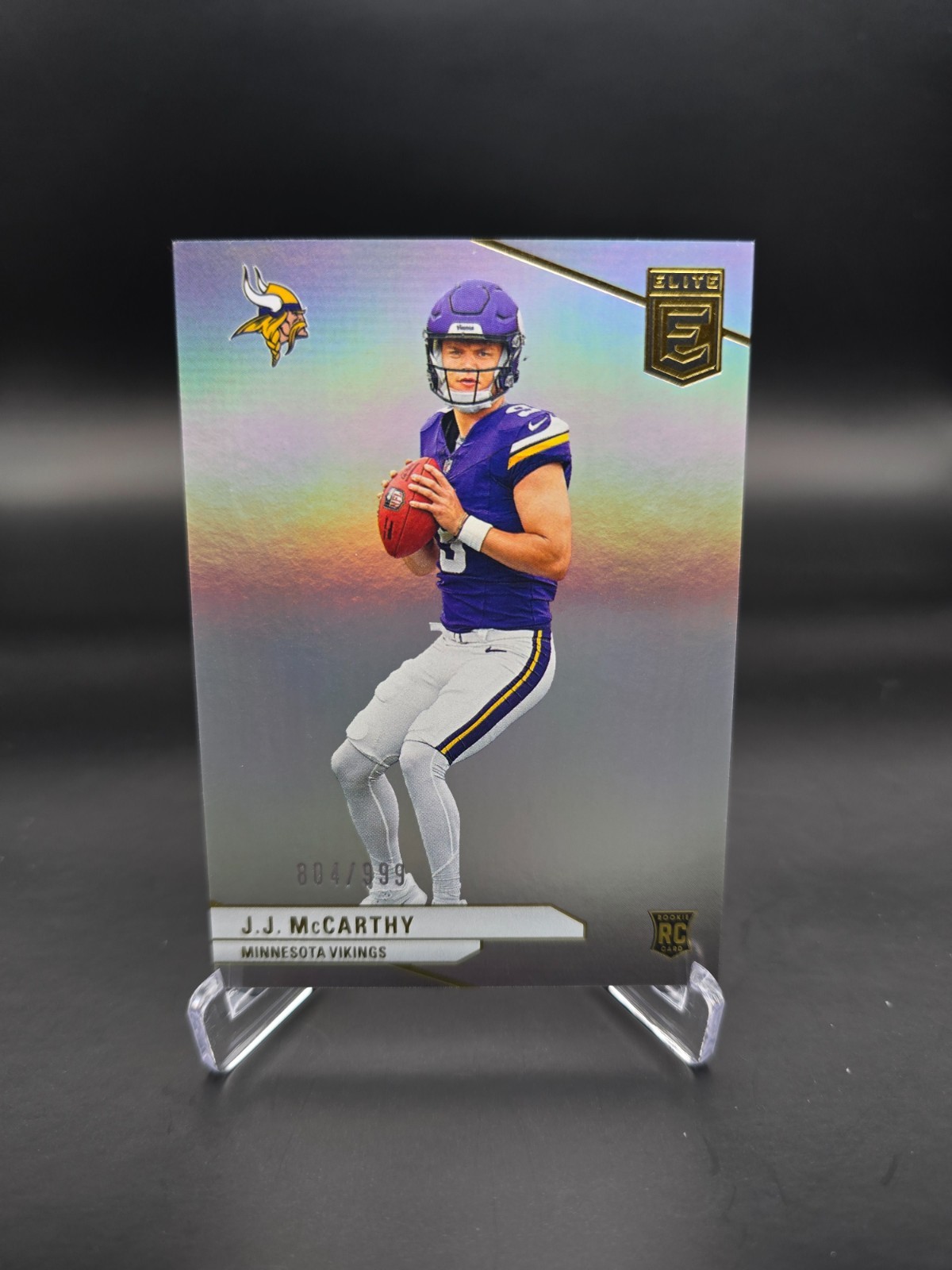 2024 Donruss Elite Football JJ McCarthy RC Rookie Card /999