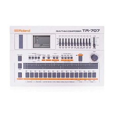 Roland TR-707 Rhythm Composer Drum Machine Vintage Analog Synthesizer TR707