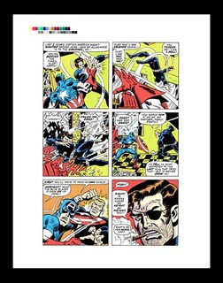 Sal Buscema Captain America #161 Rare Production Art Pg 4