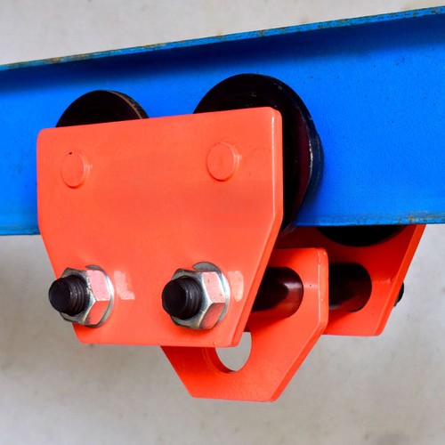 Hand Push Hand Pull Running Car I-beam Pulley Lifting Pulley Hoist Tool - Picture 3 of 18