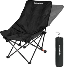 Naturehike Seastar Padded Camping Chair, Oversized 2-Position Adjustable Folding