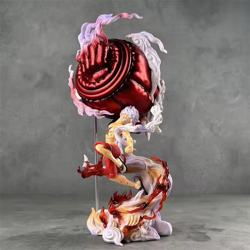 Figura Ruffy Luffy One Piece Gear 5 Anime Manga Nika Modelo Coleccionista Anime 30 cm