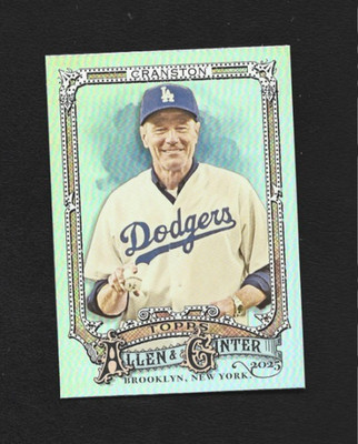 2025 Topps Allen & Ginter Bryan Cranston Silver Portrait #290 - Dodgers