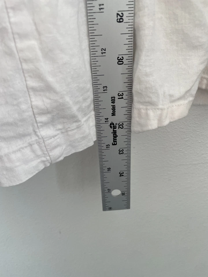 Vestido Anthropologie Maeve Mujer M Camisa Ojales Hasta la Rodilla Informal Manga Abullonada Foto 3 de 4