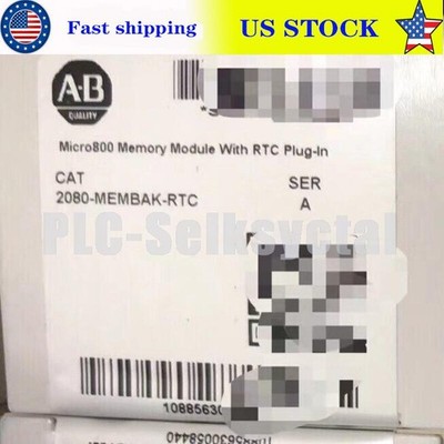 New Sealed AB 2080-MEMBAK-RTC Memory Backup, Data Log, Recipe ,High Accuracy RTC
