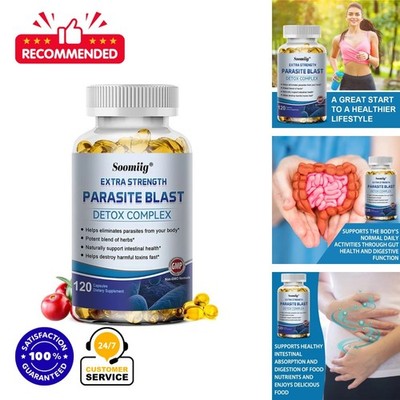 Bowel Cleansing Supplement Capsules Digestive Immune Support SOOMIIG