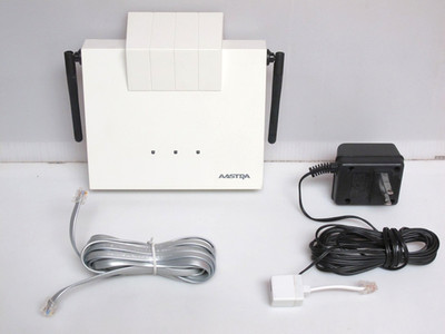 Aastra Telecom CM-16 PBX 2.4Ghz cordless phone base station w/ adapter & cord