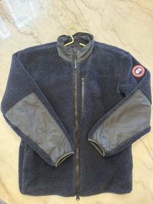 Canada Goose Atlantic Navy Blue Kelowna Fleece Jacket Men's Size  XL