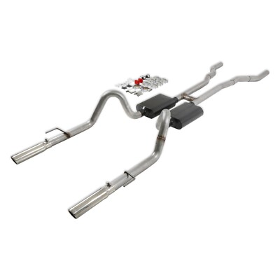 Flowmaster American Thunder Crossmember-Back Exhaust For 67-70 Ford Mustang V8