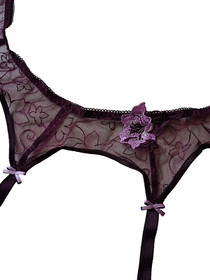 Antinea by Lise Charmel women garter belt UK size S L.39 O Brazil trop