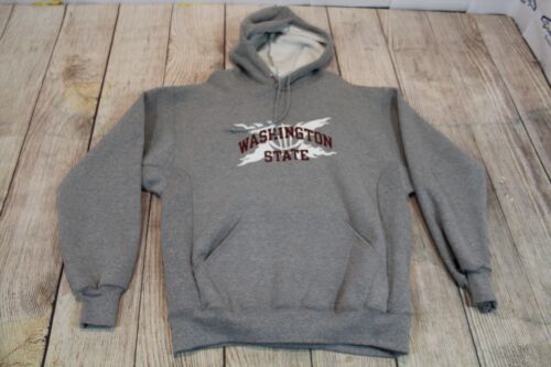 NWT SAMPLE Washington State Cougars WSU Basketball Russell Grey Hoodie Large