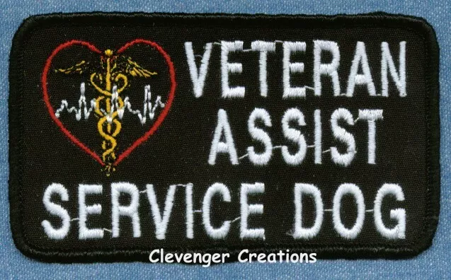 Veteran service cheap dog vest