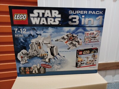 New LEGO 66366 Star Wars comprend set 7749 8083 8089 Hoth Echo