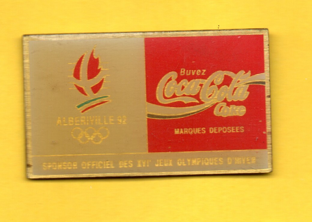 Pin's Coca Cola JO Sport Albertville Olympics Games Jeux