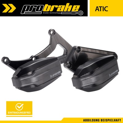 Sturzpads ATIC Schwarz für Buell XB 12 X Ulysses (08-10) XB2