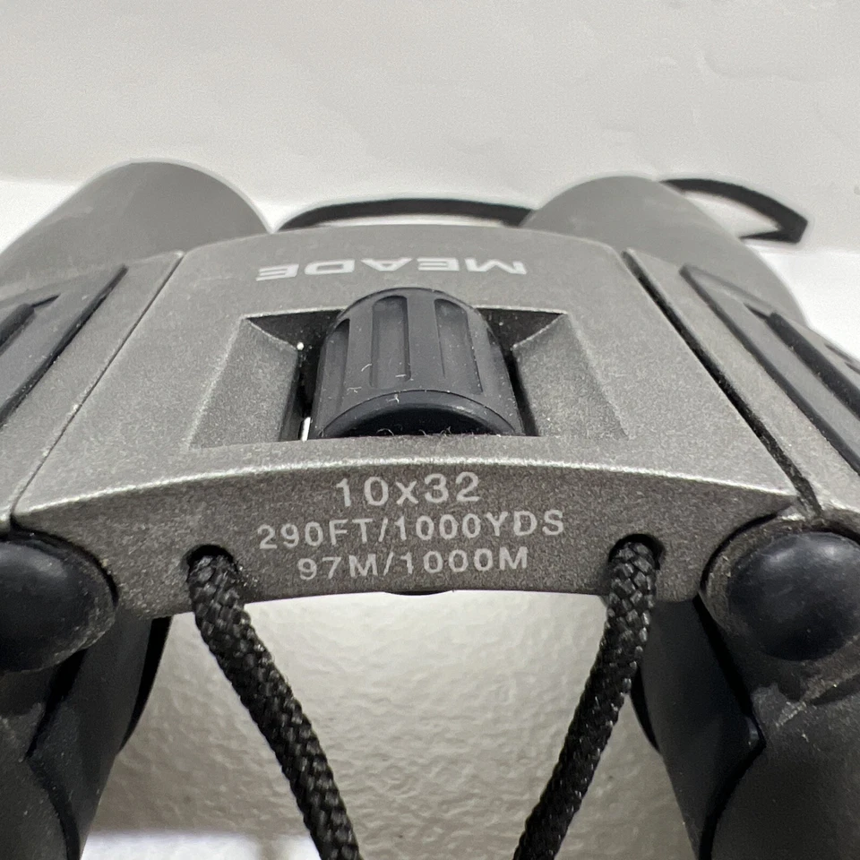 Meade Mini Folding Roof Binocular Travel View 10x32 290ft/1000yds 97m/1000m gray - Image 4 of 4