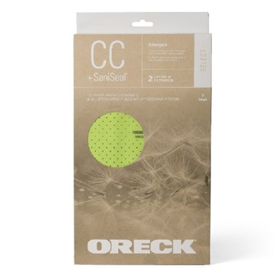 ORECK Staubsauger Bodenstaubsauger Hypoallergen CC Filter Elevate Seri Beutel 6