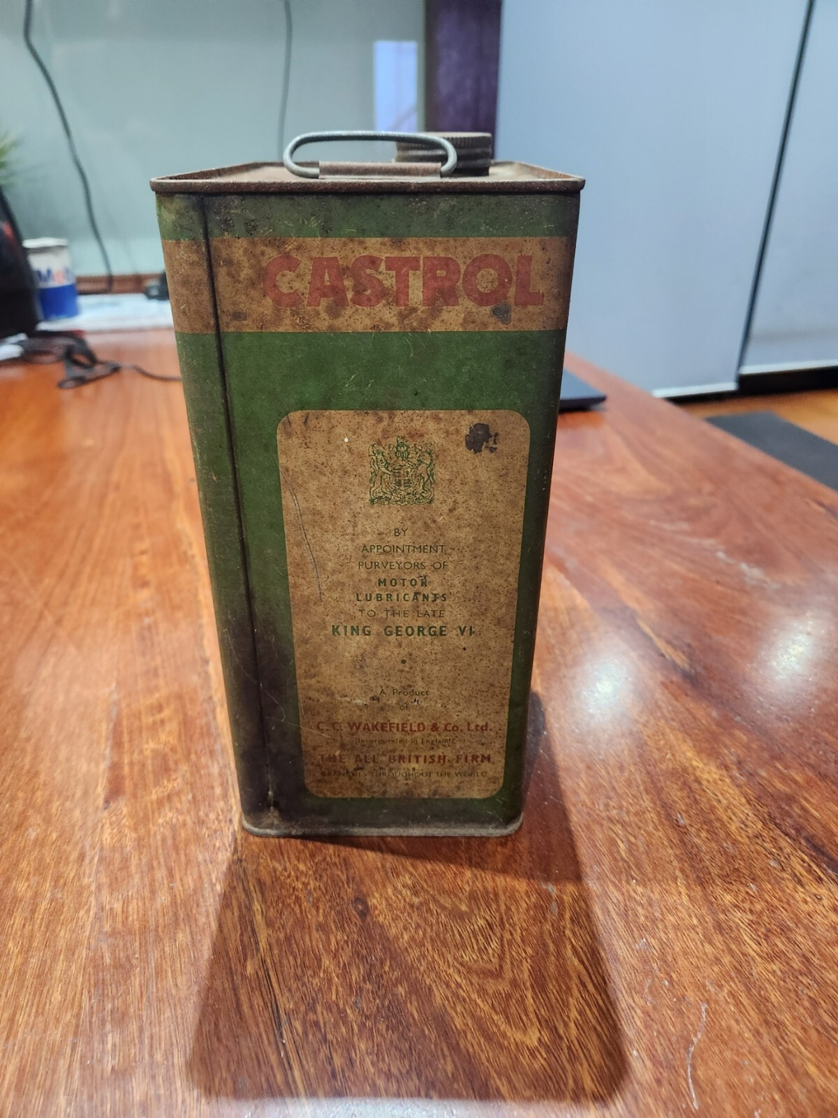 Vintage Castrol Wakefield Motor Oil Tin eBay