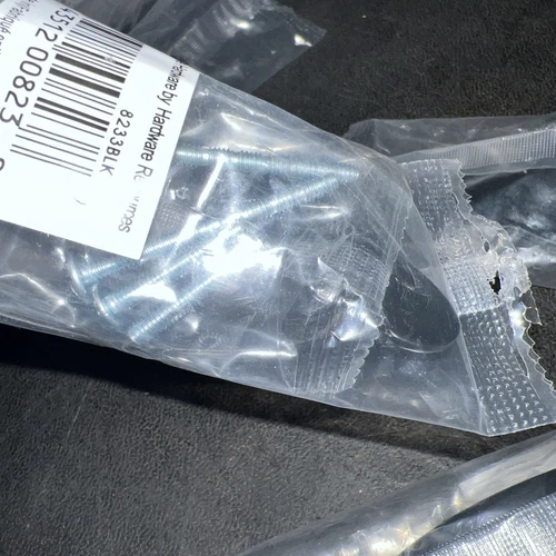 Lyon Shaker Cup Bin Pull (3" CTC) - Black (8233BLK) by Jeffrey Alexander -5 PACK - Picture 4 of 5