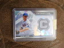 2021 TOPPS CHROME JACOB DEGROM CAPTAIN'S CLOTH RELIC CARD METS RANGERS 