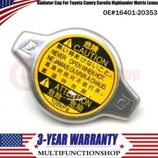 1x New Radiator Cap For Toyota Camry Corolla Highlander Matrix Lexus Rx300 Rx330