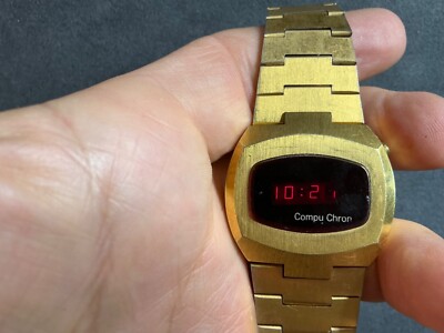 Compu Chron LED 60810119 Watch Missing Segment
