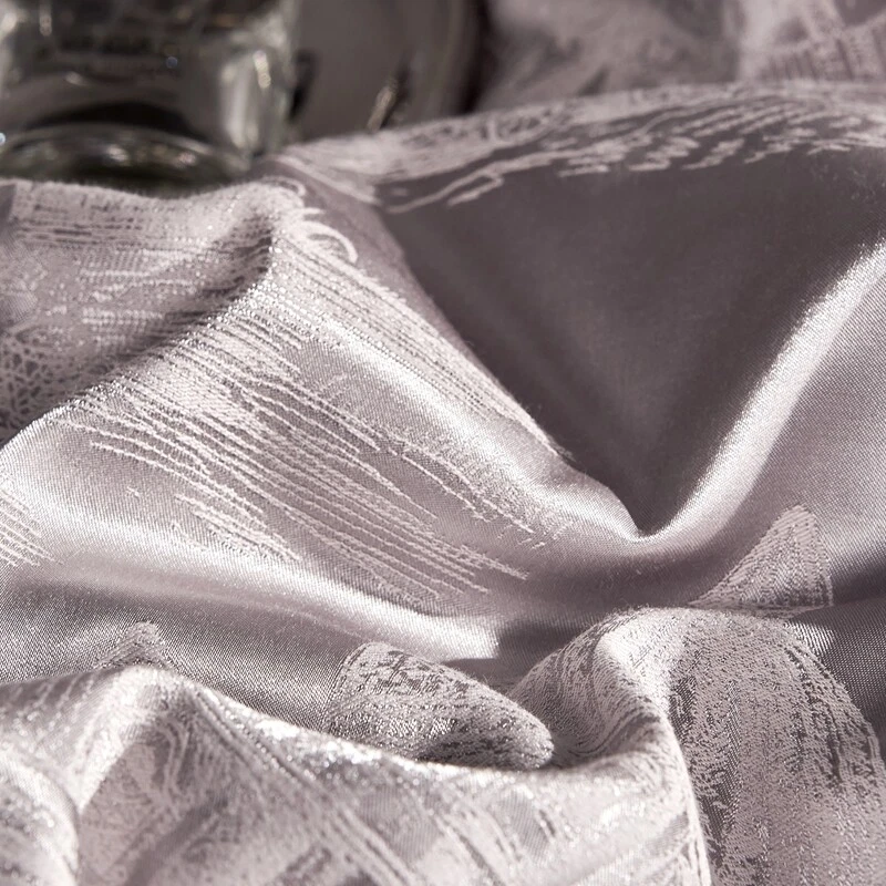 Juego de cama 4 piezas funda nórdica Jacquard Royal Garden sábana plana juego de 2 fundas de almohada Foto 4 de 4