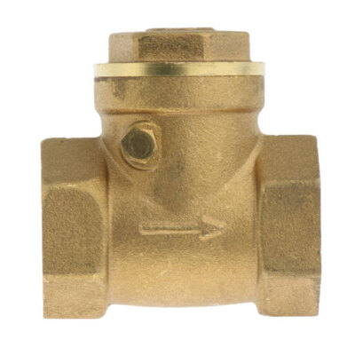 #ad 1 2quot; FIP Brass 200 WATEROILGAS Swing Check valve Threaded Plumbing Fitting $10.24