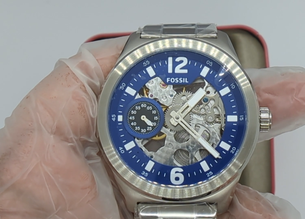 Fossil Automatik Fossil Herrenuhr Skelett Fossil Herrenuhr Me3099