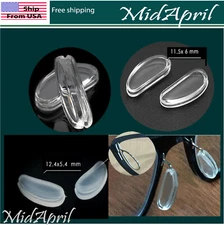 Eyeglass NOSE PADS SILICONE push on  High Quality sunglasses US seller