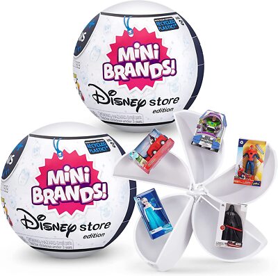 5 SURPRISE Mini Brands DISNEY STORE Series Mystery Collectables You Pick Choose
