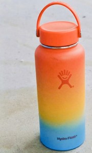 pink and blue hydro flask