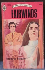 Fairwinds,  by Rebecca Stratton, 1974  Romance Paperback 5793