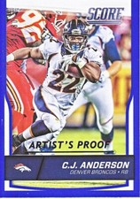 C.J ANDERSON 2016 SCORE 