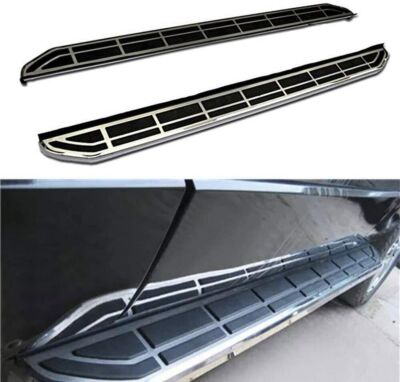 2Pcs Fixed Side Step Running Board Nerf Bar Fits for Audi Q7 2016 2017 2018 2019