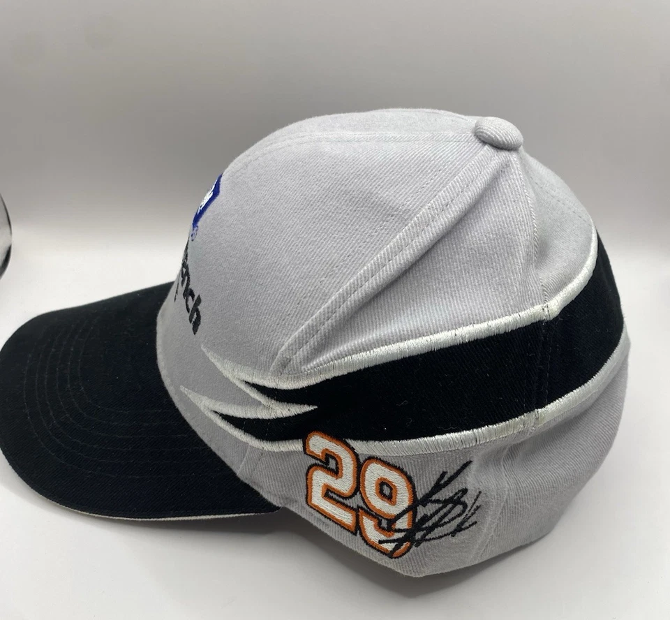 NASCAR Goodwrench Servicio Logo Persecución Sombrero Gorra Diente de Tiburón De Colección Kevin Harvick Foto 2 de 4