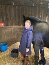 Equine Stay Dry, equi dry style equine Coat. kids Navy Blue