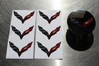 2014-2019 Stingray Z06 ZR1 Grand Sport C7 Corvette Logo Wheel Center Cap Decals