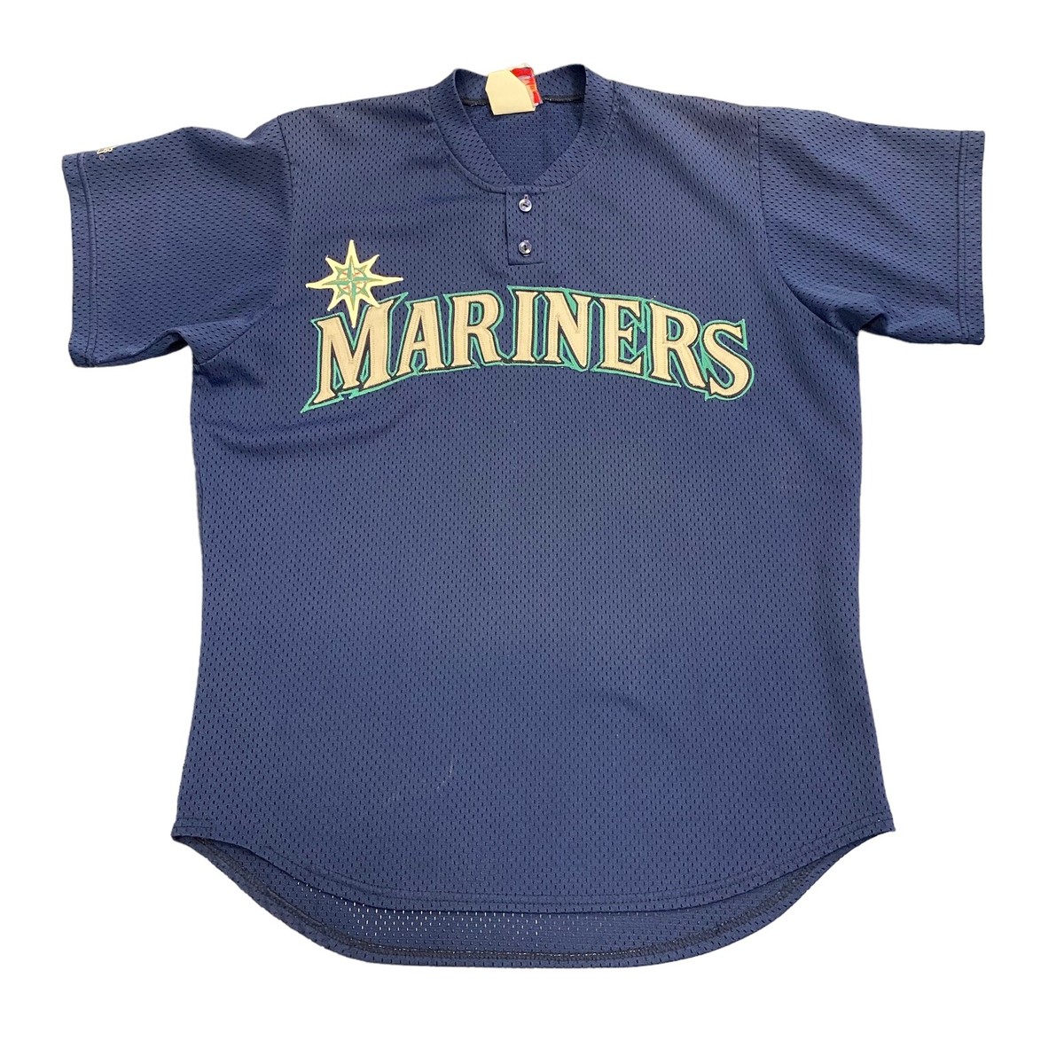 Auth Majestic Seattle Mariners MLB #7 Vintage Jersey Shirt Adult