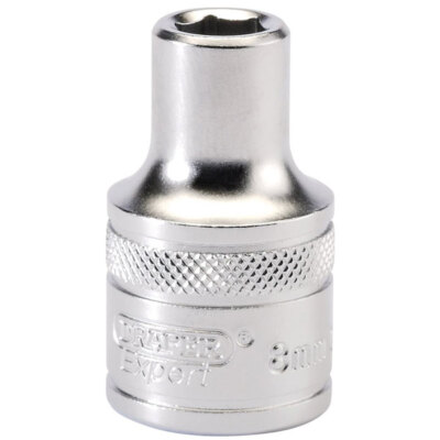 Draper Expert 16595 1/2'' Sq. Dr. 6 Point Metric Socket (8mm)
