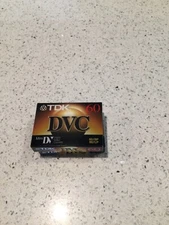 TDK DVC 60 Mini DV Digital Video Cassette Tapes New sealed 60 SP/90LP lot of 2