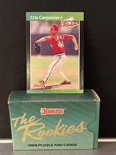 St Louis Cardinals  1989 Donruss #40 Cris Carpenter RC Rookie  -GEM